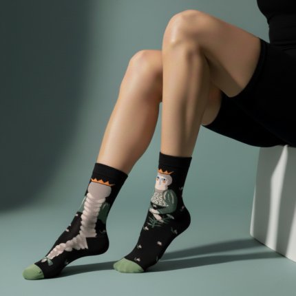 Vintage Queen & Braid Socks | EmotiForce Australia