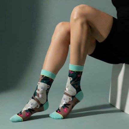 Over Koalafied Koala & Eucalyptus Socks | EmotiForce Australia